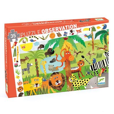 DJECO - Puzzle observation Jungle