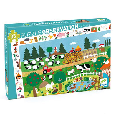 DJECO - Puzzle observation / Ferme