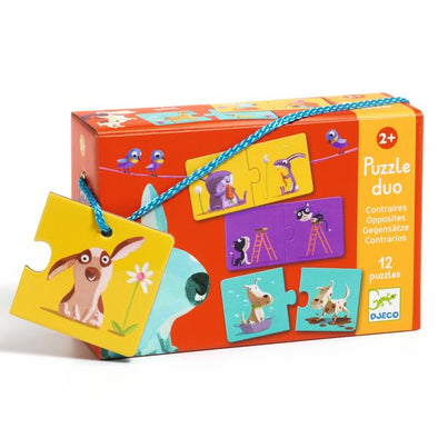 Djeco - Puzzle duo / Contraires