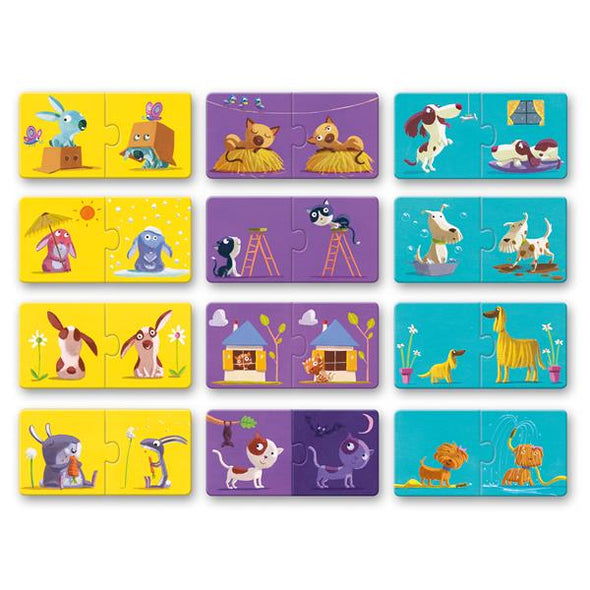 Djeco - Puzzle duo / Contraires