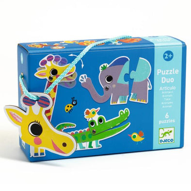 Djeco - Puzzle duo / Articulo Animaux