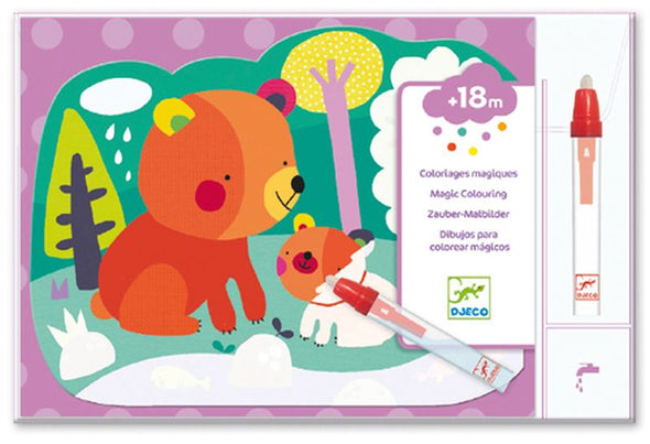 Djeco - Coloriages magiques / Caché dans les bois
