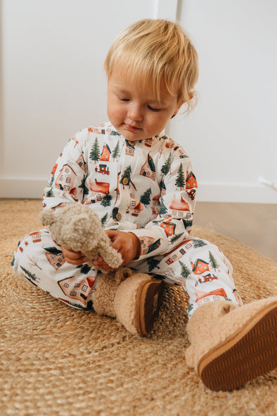 Little Yogi - Pyjama One-Piece Little Christmas Village