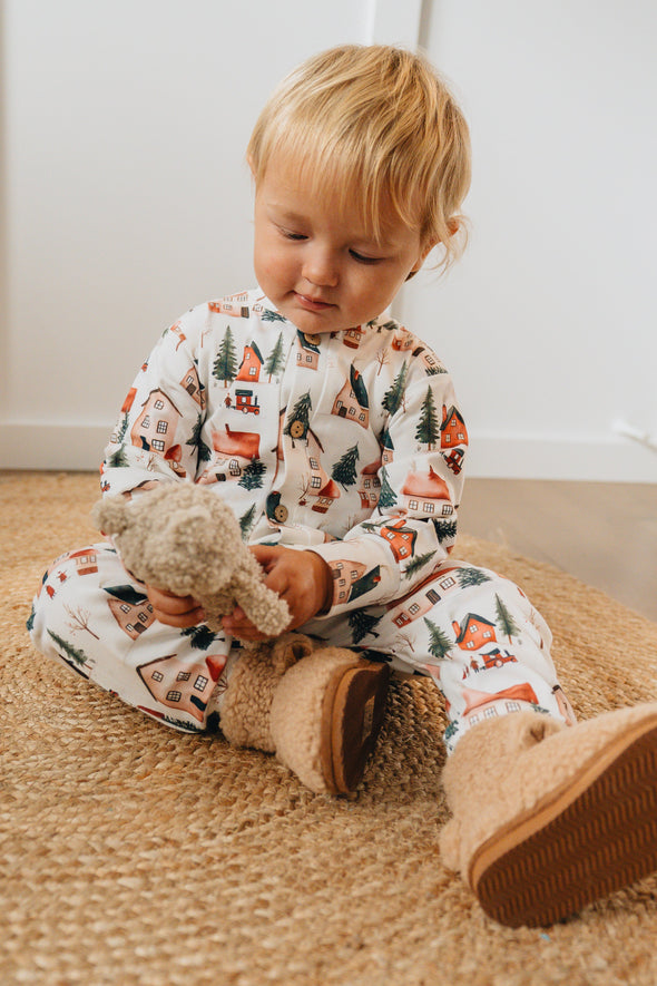 Little Yogi - Pyjama One-Piece Little Christmas Village