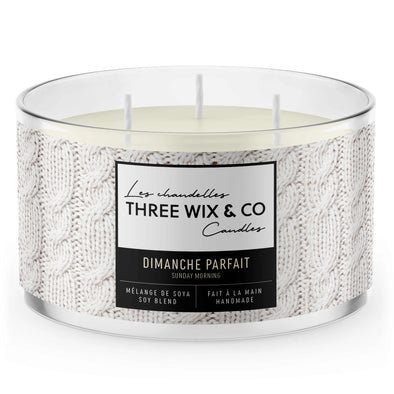 THREE WIX & CO - Chandelle DIMANCHE PARFAIT