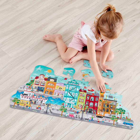 Hape - Puzzle Ville animée
