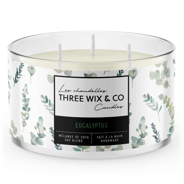 THREE WIX & CO - Chandelle EUCALYPTUS