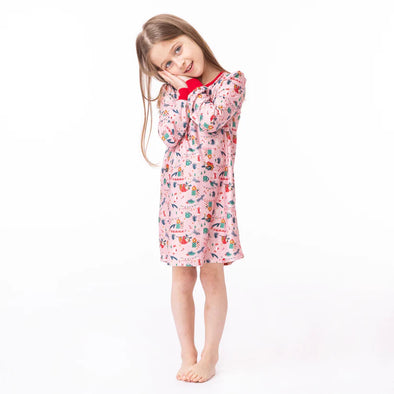 Nano - Robe de nuit Fille Rose