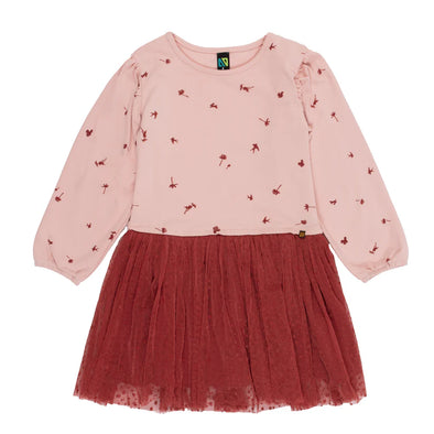 Nano - Robe Filles Corail chiné