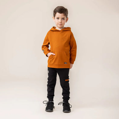 Nano - Chandail à capuchon Garçons Caramel
