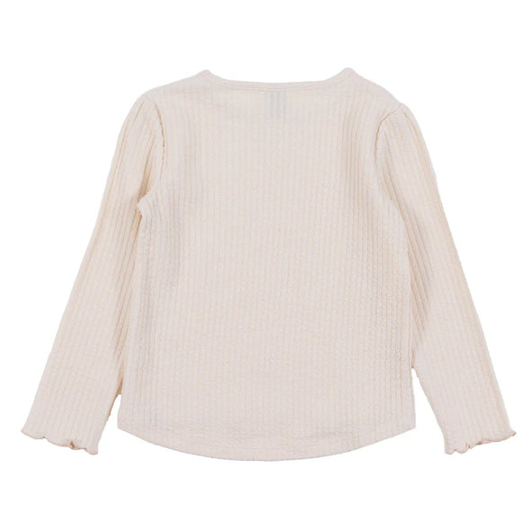 Nano - T-shirt à manches longues Filles Ivoire