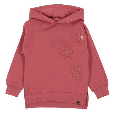 Nano - Chandail long à capuchon Filles vieux rose