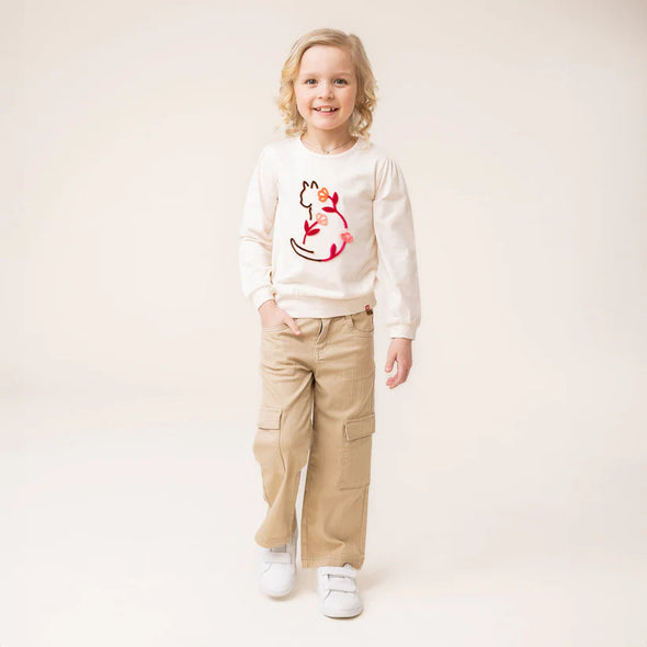 Nano - Pantalon Filles Beige