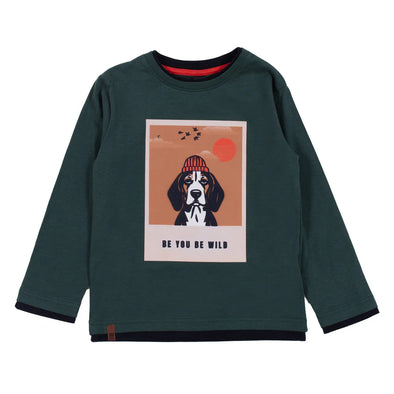 Nano - T-shirt manches longues Garçons Forêt