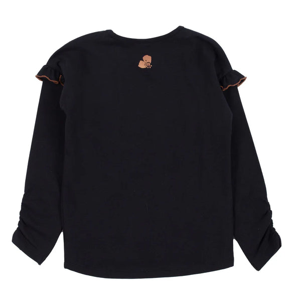 Nano - T-shirt à manches longues Filles Noir