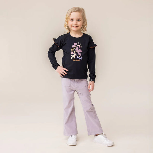 Nano - T-shirt à manches longues Filles Noir