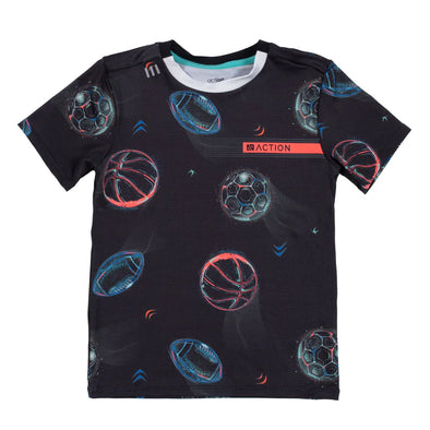 Nano - T-shirt athlétique Garçons Noir