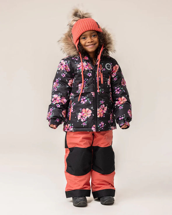 Peluche & Tartine - Tuque en tricot avec oreille corail Jasmine