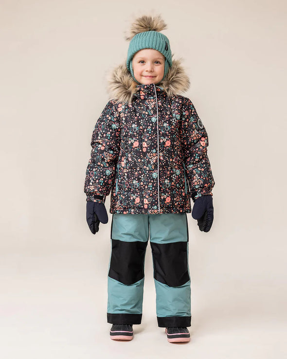 Peluche & Tartine - Tuque en tricot avec oreille menthe Gaia