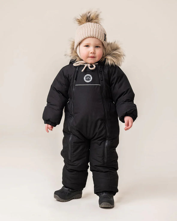Peluche & Tartine - Habit de neige une-pièce Maxence Noir