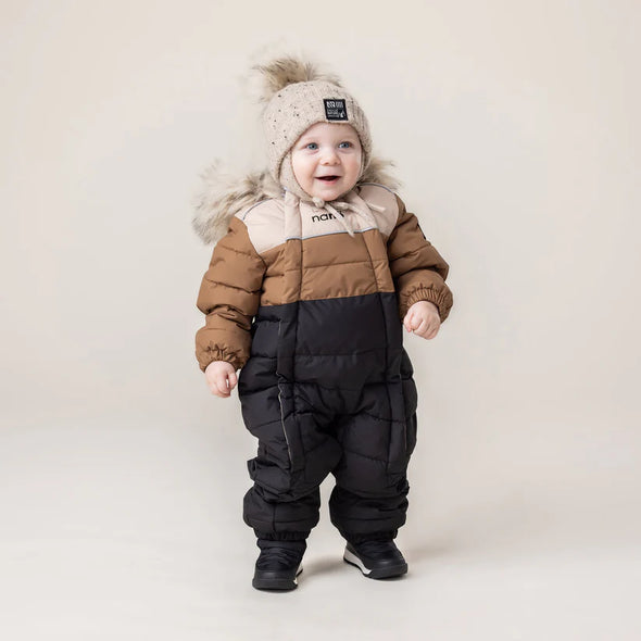 Nano - Habit de neige une-pièce bébé Axel Taupe