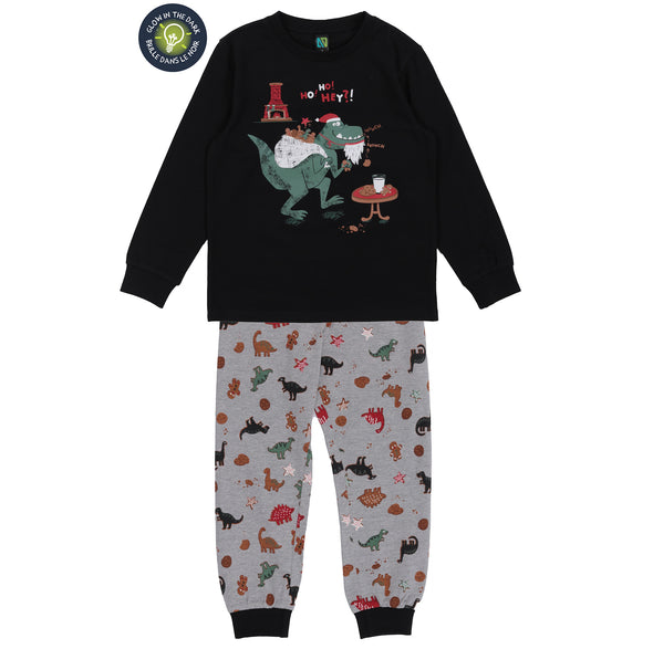 Nano - Pyjama dino noir Noël