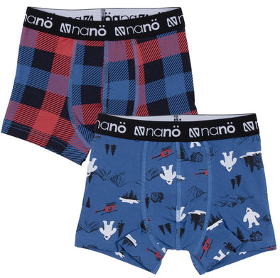 Nano - Boxers, paquet de 2 Garçons Bleu