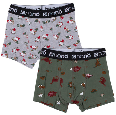 Nano - Boxers, paquet de 2 Garçons Noël