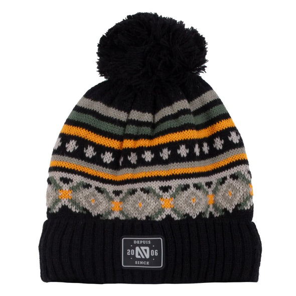 Nano - Tuque en tricot Malik Noir