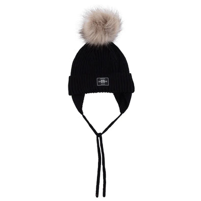 Nano - Tuque en tricot Gabrielle Noir