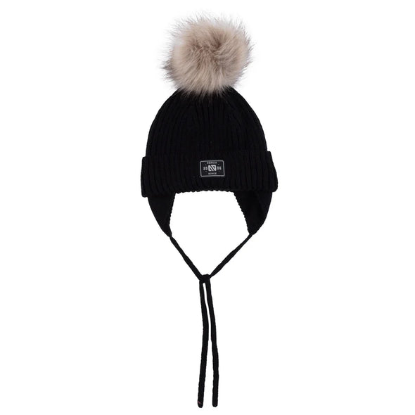 Nano - Tuque en tricot Gabrielle Noir