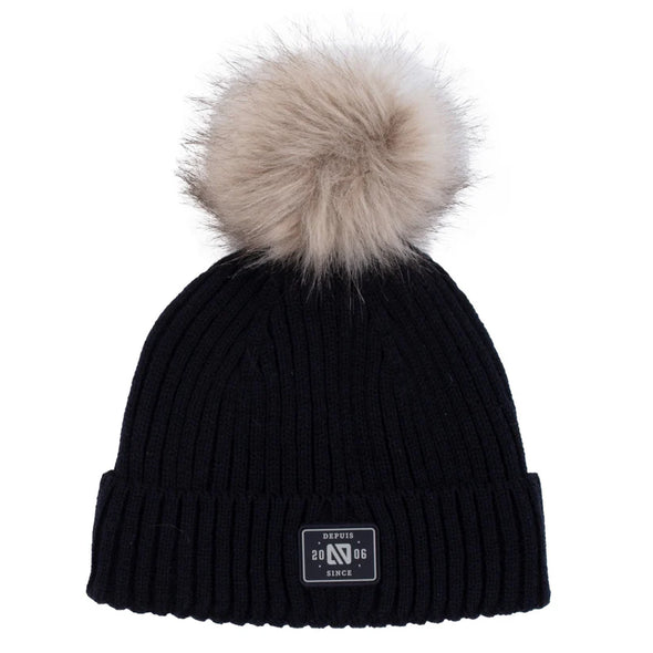 Nano - Tuque en tricot Gabrielle Noir