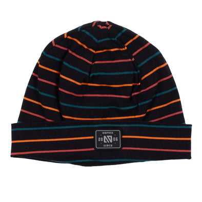 Nano - Tuque en jersey doublée en micropolaire  Noir