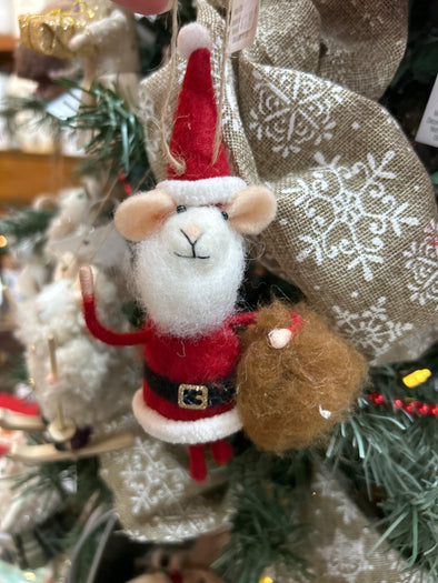 Souris Père noel