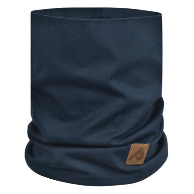 Perlimpinpin - Cache-cou en coton avec doublure polaire - Bleu marine