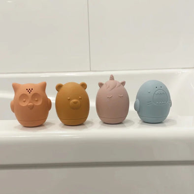 Création Jade - Jouets pour le bain animaux colorés