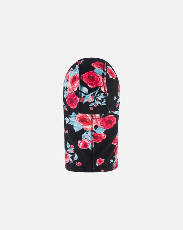 Deux par Deux - Cagoule En Jersey Noir Imprimé De Roses