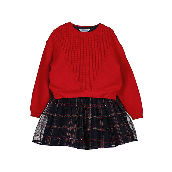Mayoral - Robe avec chandail de laine