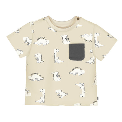 Mayoral - T-shirt dino avec poche