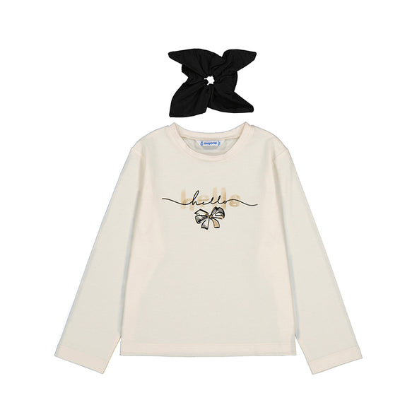 Mayoral - T-shirt manche longue & élastique noir