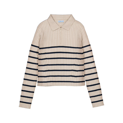 Mayoral - Polo tricot rayé