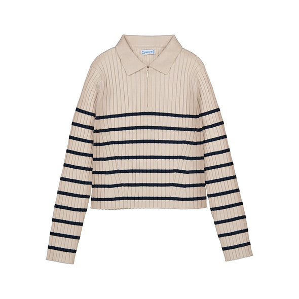 Mayoral - Polo tricot rayé