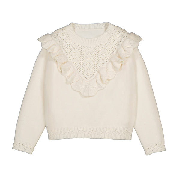Mayoral - Pull maille beige