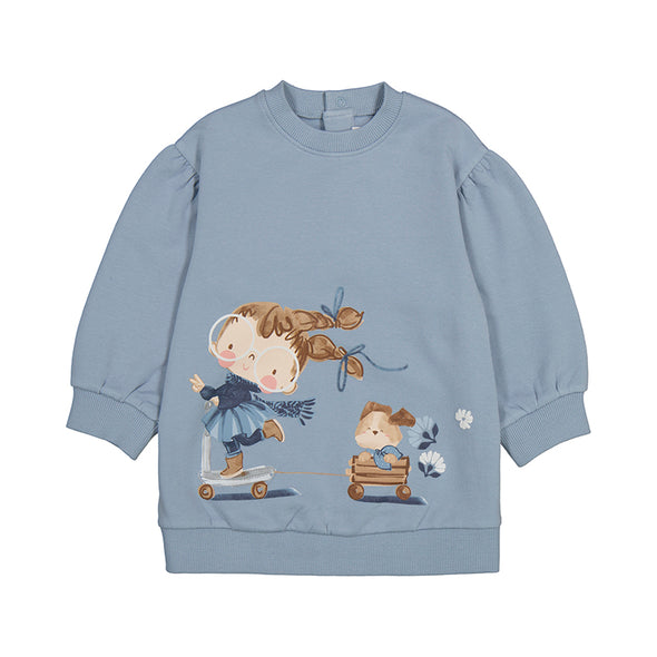 Mayoral - Robe molleton opale