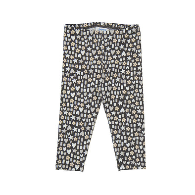 Mayoral - legging coeur perle