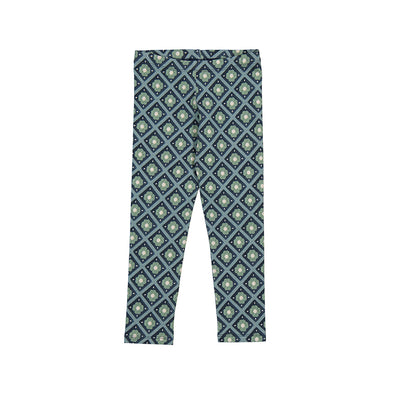 Mayoral - leggings Fleurs turq