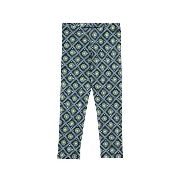 Mayoral - leggings Fleurs turq
