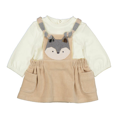 Mayoral - Jumper jupe velours