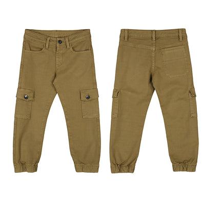 Mayoral - Pantalon cargo caramel