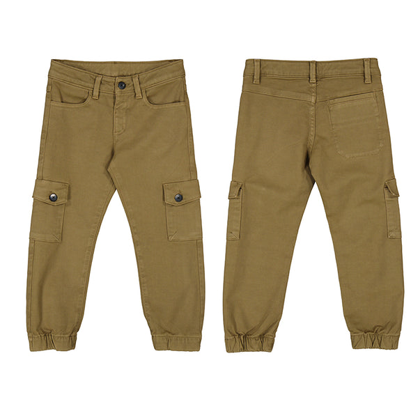 Mayoral - Pantalon cargo caramel